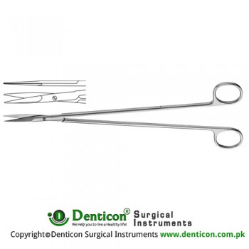 Barre Vascular Scissor Straight Stainless Steel, 28 cm - 11"